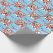 Papier Cadeau infirmière anniversaire Geschenkpapier (Ecke)