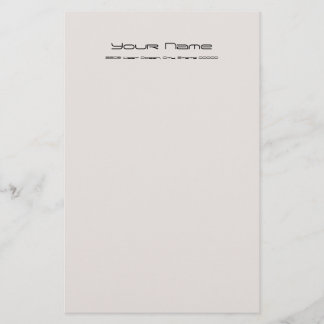 Papier/Champagnerfarbe Briefpapier