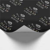 Papier Cheshire-Katzen-wütendes Alices Wreapping Geschenkpapier (Ecke)