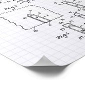 Papier Clip 1933 Patentart - Pflaster Poster (Ecke)