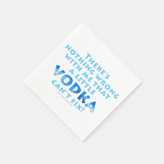 PAPIER COCKTAIL NAPKINS - VODKA SPASS SERVIETTE (Ecke)