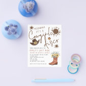 PAPIER | Cowgirl Disco Bachelorette Einladung (Einzeln)