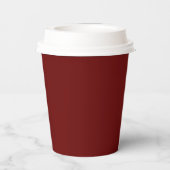 Papier Cup 1 Burg (Winter Red 2) RFPMDesign ©️ 202 Pappbecher (Rückseite)