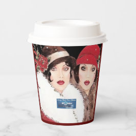 Papier Cup 1 Burg (Winter Red 2) RFPMDesign ©️ 202 Pappbecher