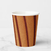 Papier Cup Burnt rustikal Orange Pappbecher (Links)