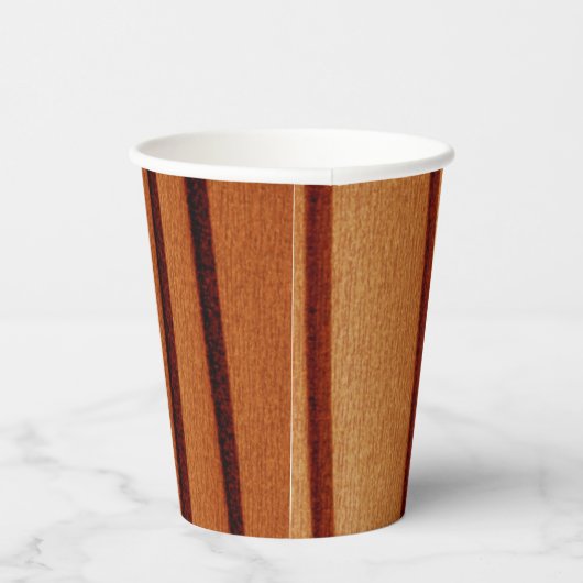Papier Cup Burnt rustikal Orange Pappbecher (Rechts)