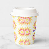 Papier-Cup - Feuerwerk für den vierten Pappbecher (Rechts)