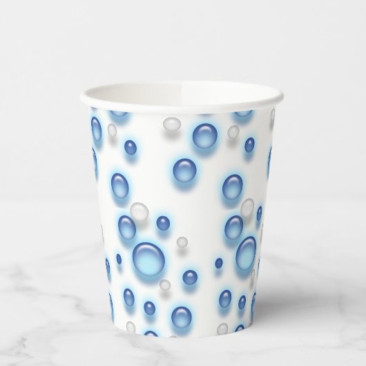 Papier-Cup - Fizzy-Blasen Pappbecher (Links)