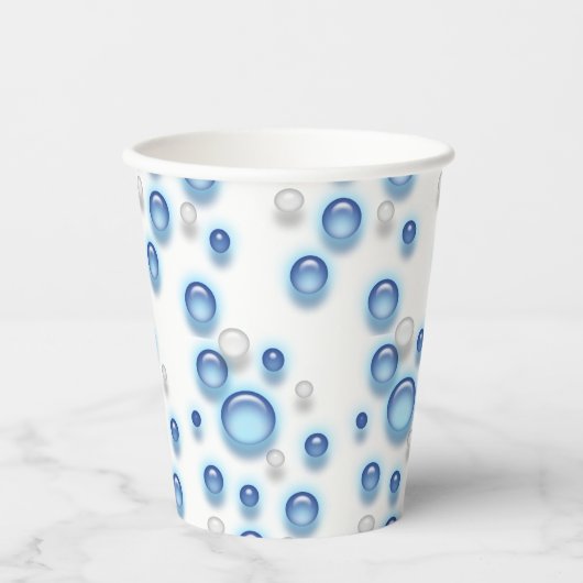 Papier-Cup - Fizzy-Blasen Pappbecher (Vorderseite)