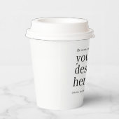 Papier-Cup für Ihr Design-Upload Pappbecher (Rechts)