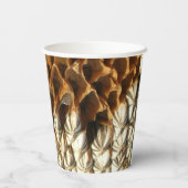 Papier-Cup - halb voll Pappbecher (Rückseite)