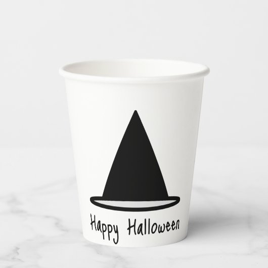 Papier-Cup - Hexenhut Pappbecher (Rückseite)