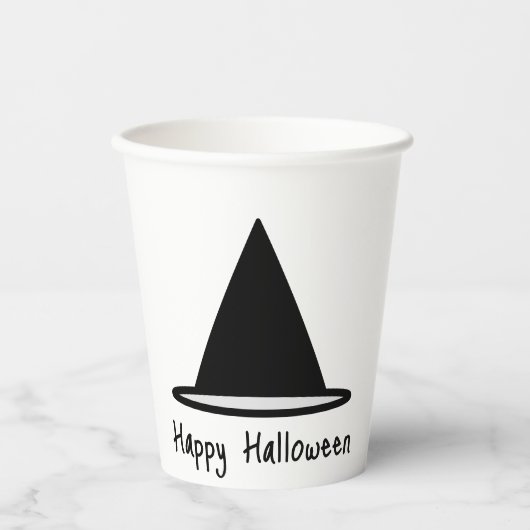 Papier-Cup - Hexenhut Pappbecher (Vorderseite)