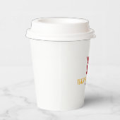 Papier-Cup mit Lid - 8oz Pappbecher (Rechts)