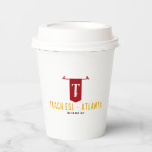 Papier-Cup mit Lid - 8oz Pappbecher