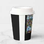 Papier Cup mit Lid oder ohne 8 oz. Pappbecher (Rechts)