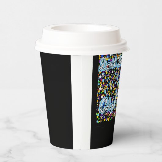 Papier Cup mit Lid oder ohne 8 oz. Pappbecher (Rechts)