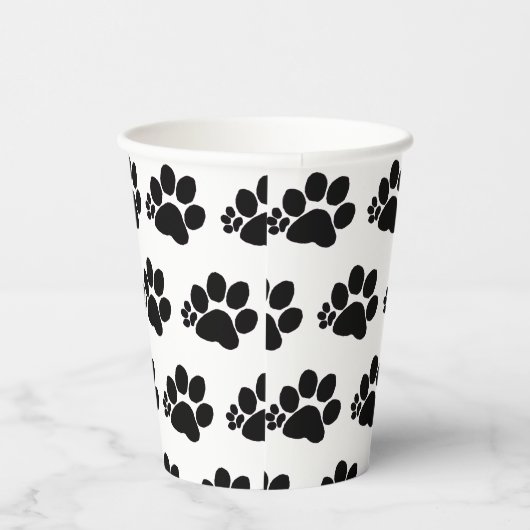 Papier-Cup - Muster für Polydaktylpfähle Pappbecher (Rechts)