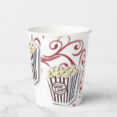 Papier-Cup-Popcorn Pappbecher (Rückseite)