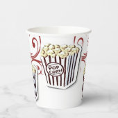 Papier-Cup-Popcorn Pappbecher (Links)