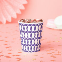 Papier-Cup - Ringe in Lila