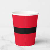 Papier Cup - Weihnachtsgürtel und Schnalle Pappbecher (Rechts)
