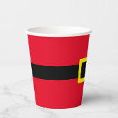 Papier Cup - Weihnachtsgürtel und Schnalle Pappbecher (Vorderseite)