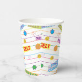 Papier Cups "Chanukah Party" 8 oz. Pappbecher (Rechts)