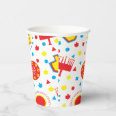 Papier Cups FARBIG 8 CRAZY NIGHTS 8 oz. Pappbecher (Rechts)