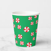 Papier Cups "Happy Elves" 8 oz. Pappbecher (Rückseite)