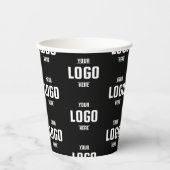 Papier-Cups mit dem Logo für benutzerdefinierte Un Pappbecher (Vorderseite)