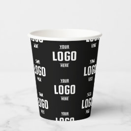 Papier-Cups mit dem Logo für benutzerdefinierte Un Pappbecher