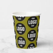 Papier-Cups mit dem Logo für benutzerdefinierte Un Pappbecher (Links)