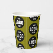 Papier-Cups mit dem Logo für benutzerdefinierte Un Pappbecher (Rechts)