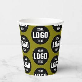 Papier-Cups mit dem Logo für benutzerdefinierte Un Pappbecher