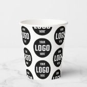 Papier-Cups mit eigenem Firmenlogo - perfekt Pappbecher (Rückseite)