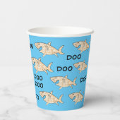 Papier Cups "Pessach Matzah Haie" 8 oz. Pappbecher (Rückseite)