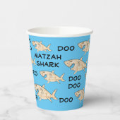 Papier Cups "Pessach Matzah Haie" 8 oz. Pappbecher (Links)