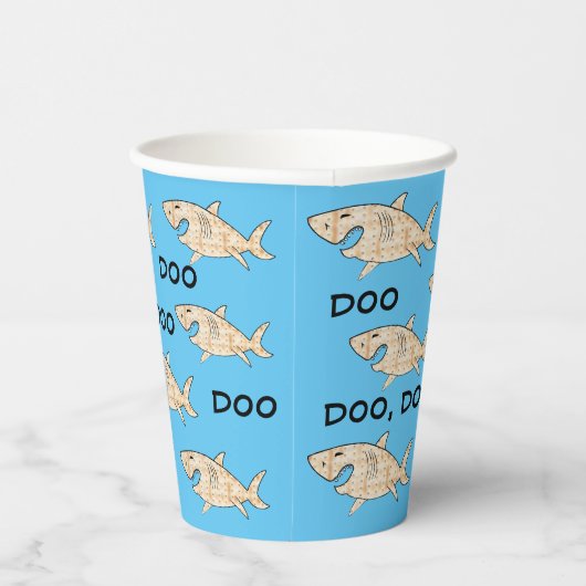 Papier Cups "Pessach Matzah Haie" 8 oz. Pappbecher (Rechts)