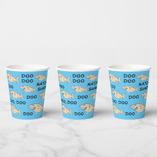 Papier Cups "Pessach Matzah Haie" 8 oz. Pappbecher