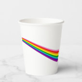 Papier-Cups Pride 2022 Rainbow-Flag LGBTQIA-Party Pappbecher (Rückseite)