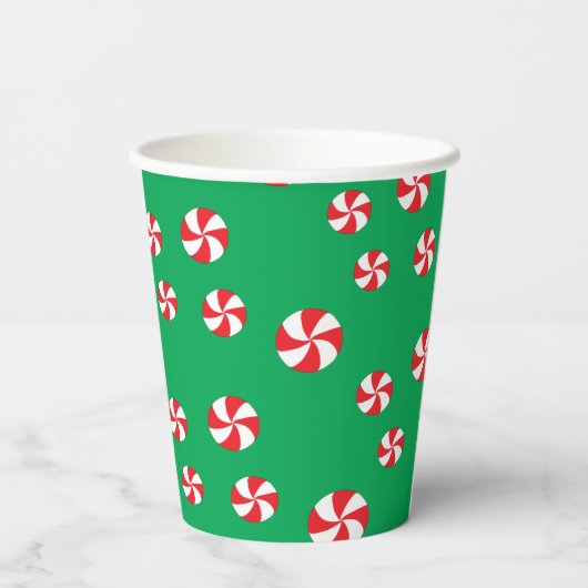 Papier Cups "Zwei glückliche Elfen" 8 oz. Pappbecher (Rückseite)