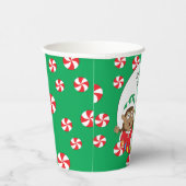 Papier Cups "Zwei glückliche Elfen" 8 oz. Pappbecher (Rechts)