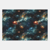 Papier d'emballage coloré espace (Vorderseite 3)