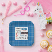 Papier der Ärzteschule für Berufliche Ausbildung Pappteller (Party)