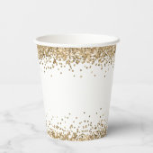 Papier der Gruppe "Glitzer-Grenznamen" C Pappbecher (Rückseite)