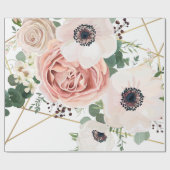 Papier der Verpackungs-60lb rollen geometrische Geschenkpapier (Flach)