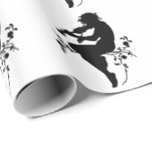 PAPIER DER VIOLINEN-PLAYER-WRAPPING GESCHENKPAPIER (Rolleneckpunkt)