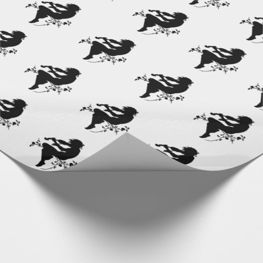 PAPIER DER VIOLINEN-PLAYER-WRAPPING GESCHENKPAPIER (Ecke)
