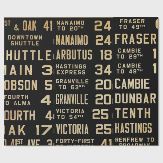 Papier des Bus-Rollen60lb Decoupage Geschenkpapier (Flach)